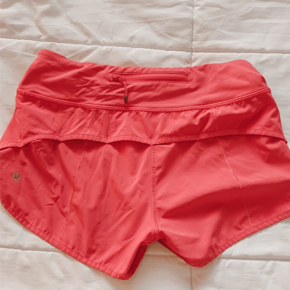 Peach Lululemon Shorts